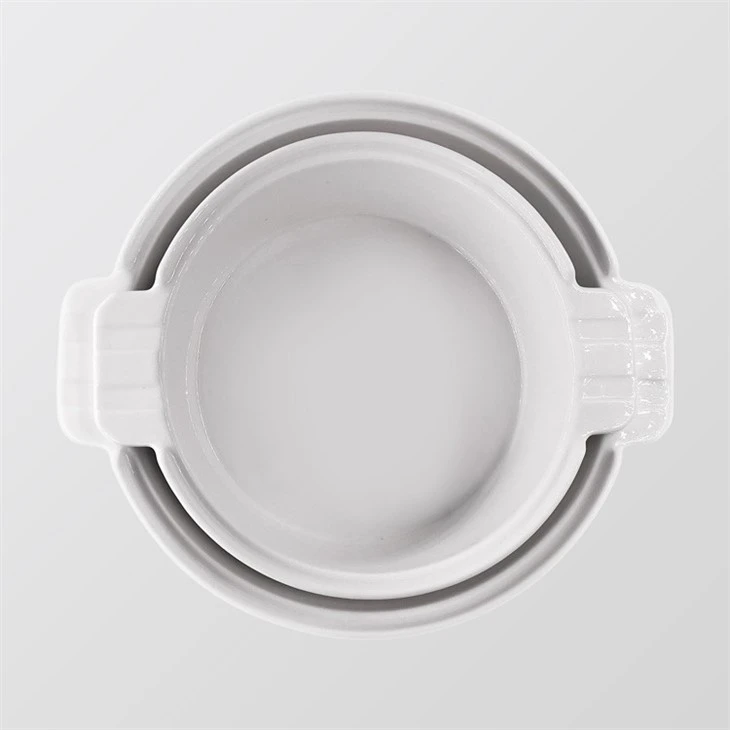 Round ceramic baking dish 7